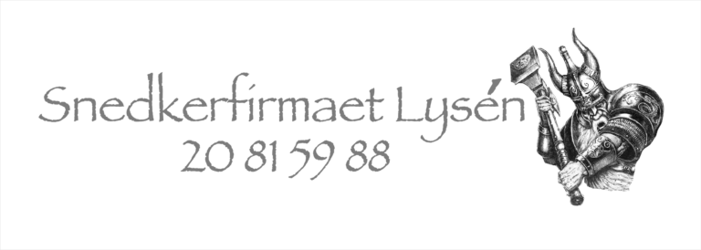 Snedkerfirmaet Lysén v/Martin Halberg Lysén logo